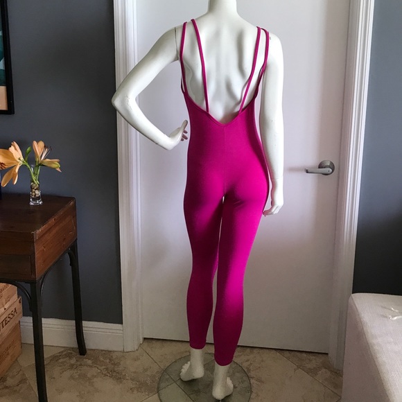 Pink Workout Jumpsuit - Picture 6 of 6